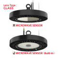 80W UFO High Bay Lighting Glass Len